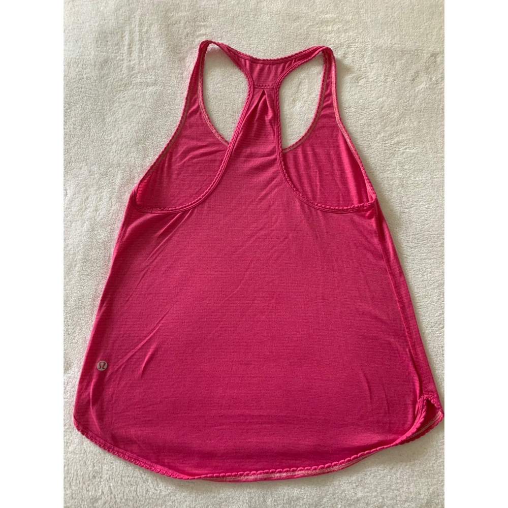 Lululemon Racerback 105 F Singlet Tank 4 Pink